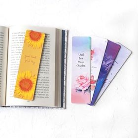 Bimotif Çiçek Temalı 5 Adet Kitap Ayracı Seti