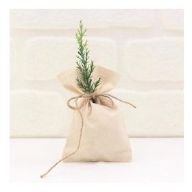 Bimotif Düz Krem Ham 10x15 cm 10 Adet Bez Kese