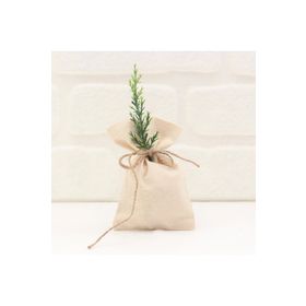 Bimotif Düz Krem Ham 10x15 cm 10 Adet Bez Kese