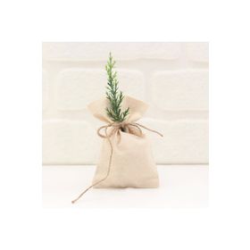 Bimotif Düz Krem Ham 10x15 cm 10 Adet Bez Kese