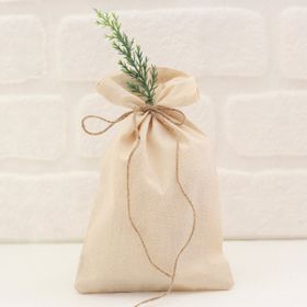 Bimotif Düz Krem Ham 15x25 cm 100 Adet Bez Kese