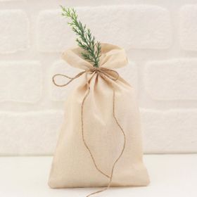 Bimotif Düz Krem Ham 15x25 cm 100 Adet Bez Kese
