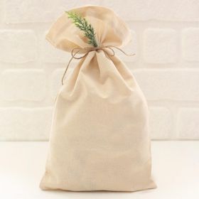 Bimotif Düz Krem Ham 25x40 cm 10 Adet Bez Kese