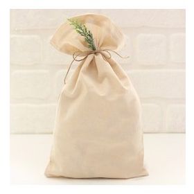 Bimotif Düz Krem Ham 25x40 cm 3 Adet Bez Kese