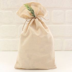Bimotif Düz Krem Ham 25x40 cm 3 Adet Bez Kese