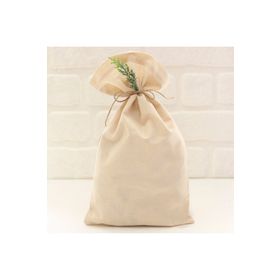 Bimotif Düz Krem Ham 25x40 cm 3 Adet Bez Kese