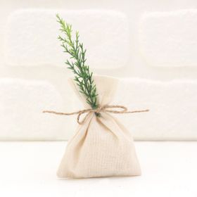 Bimotif Düz Krem Ham 9x12 cm 10 Adet Bez Kese