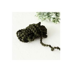 Bimotif Haki Yeşili Bubble 8 mm 5 m Ponpon Şerit