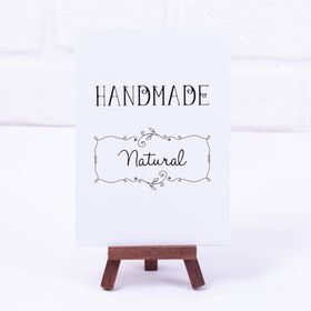 Bimotif Handmade Natural 12x17 cm 2 Adet Not Kartı