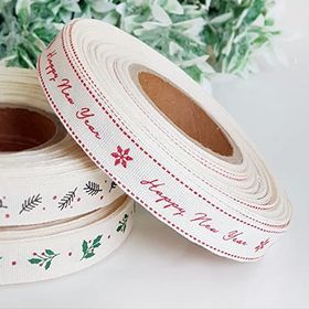 Bimotif Happy New Year 1.5 cm 5 mt Pamuk Şerit