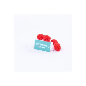 Bimotif Hediyedir Satılmaz 10'lu Delikli Sarı 4x6 cm Kart Seti