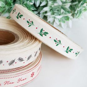 Bimotif Holly 1.5 cm 5 mt Pamuk Şerit