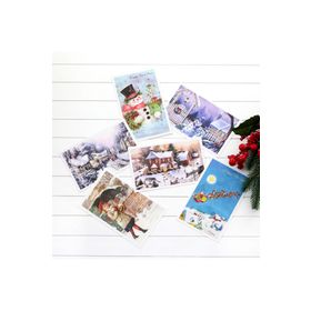 Bimotif Kardan Adam 6 Adet Yılbaşı Kartpostalı