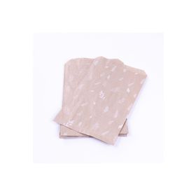 Bimotif Kraft 18x30 10 Adet Yaprak Desenli Kese Kağıdı
