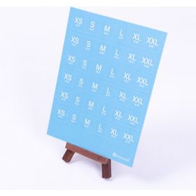 Bimotif Mavi A5 2 Sayfa Beden Ölçüleri Sticker Seti
