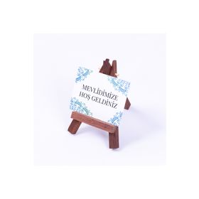 Bimotif Mevlidimize Hoş Geldiniz 6.5x8.5 cm 10 Adet Tebrik Kartı
