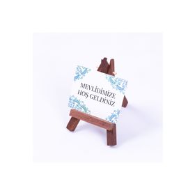 Bimotif Mevlidimize Hoş Geldiniz 6.5x8.5 cm 10 Adet Tebrik Kartı