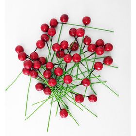 Bimotif Mini Telli Berry Kırmızı 100 Adet Süs
