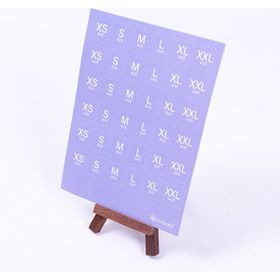 Bimotif Mor A5 2 Sayfa Beden Ölçüleri Sticker Seti