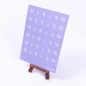 Bimotif Mor A5 2 Sayfa Beden Ölçüleri Sticker Seti