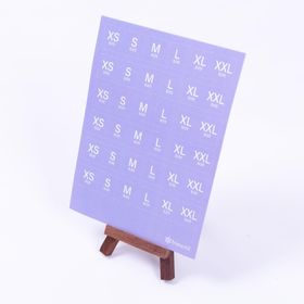 Bimotif Mor A5 2 Sayfa Beden Ölçüleri Sticker Seti
