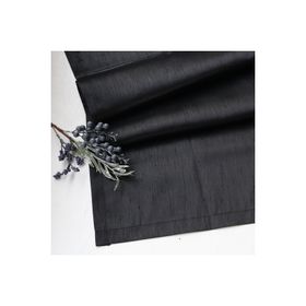 Bimotif Siyah 47x170 cm Dertsiz Osmanlı İpeği Runner