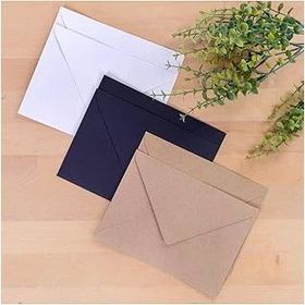 Bimotif Standart 13x18 cm 6 Adet Kraft + Beyaz + Siyah Zarf Seti