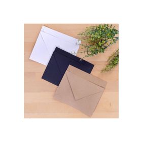 Bimotif Standart 13x18 cm 6 Adet Kraft + Beyaz + Siyah Zarf Seti