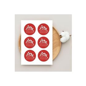 Bimotif T4169 7.8 x 7.8 cm 2 Sayfa Kalp Çubukları Sticker