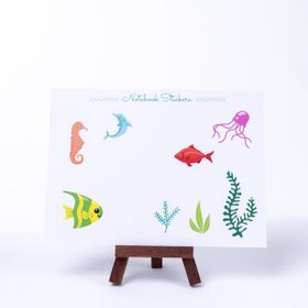 Bimotif Underwater A5 2 Sayfa Renkli Notebook Sticker Seti