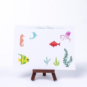 Bimotif Underwater A5 2 Sayfa Renkli Notebook Sticker Seti