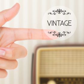 Bimotif Vintage 1 Sayfa Şeffaf Sticker