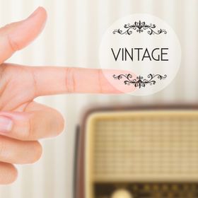 Bimotif Vintage 1 Sayfa Şeffaf Sticker