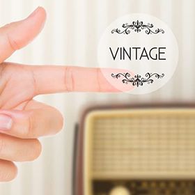 Bimotif Vintage 1 Sayfa Şeffaf Sticker
