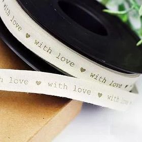 Bimotif With Love 1 cm 5 mt Pamuk Şerit