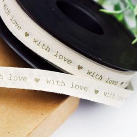 Bimotif With Love 1 cm 5 mt Pamuk Şerit