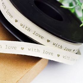 Bimotif With Love 1 cm 5 mt Pamuk Şerit