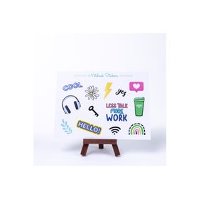 Bimotif Work A5 2 Sayfa Renkli Notebook Sticker Seti