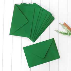 Bimotif Yılbaşı Koyu Yeşil 9x14 cm 100 Adet Zarf