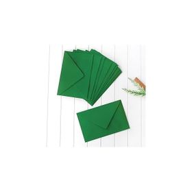 Bimotif Yılbaşı Koyu Yeşil 9x14 cm 100 Adet Zarf