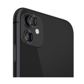 Binano iPhone 11-12-12 Mini Taşlı Siyah Kamera Koruyucu
