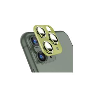 Binano iPhone 11 12 Mini 360 Metal Açık Yeşil Kamera Koruyucu