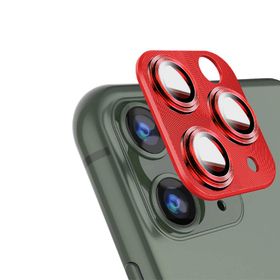 Binano iPhone 11 12 Mini 360 Metal Kırmızı Kamera Koruyucu