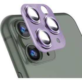Binano iPhone 11 12 Mini 360 Metal Lila Kamera Koruyucu