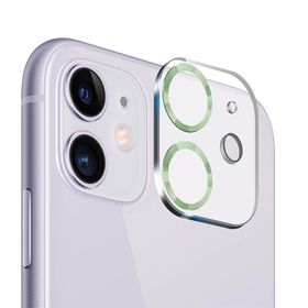 Binano iPhone 11 12 Mini 3D Pro Açık Yeşil Kamera Koruyucu