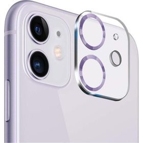 Binano iPhone 11 12 Mini 3D Pro Lila Kamera Koruyucu