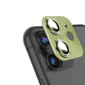 Binano iPhone 11 Pro 11 Pro Max 360 Metal Açık Yeşil Kamera Koruyucu