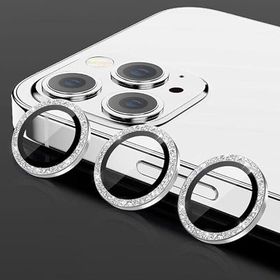 Binano iPhone 11 Pro Max Diamond Gümüş Kamera Koruyucu