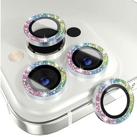 Binano iPhone 11 Pro Max Diamond Pembe Kamera Koruyucu