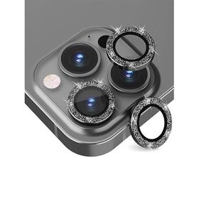Binano iPhone 11 Pro Max Diamond Siyah Kamera Koruyucu